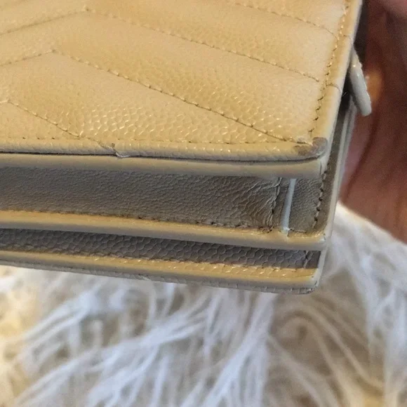 YSL Wallet in Sea Salt colour - Picture 5 of 13
